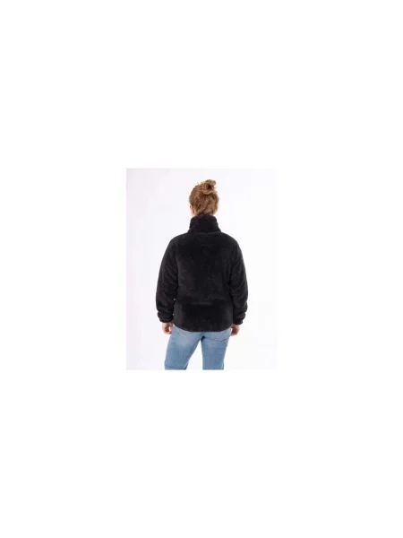 Dámska mikina Aulp Visha Coral Fleece black čierna