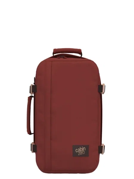 CabinZero Classic 28 l sangria túra hátizsák. Méret: 28 l piros
