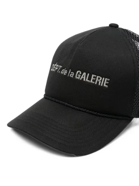 Șapcă Gallery Dept. plasă cu autograf negru