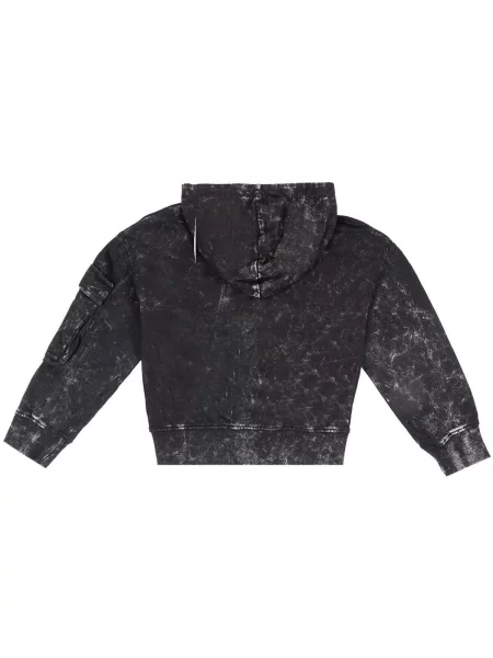 Mikina na zips Leone 1947 čierna