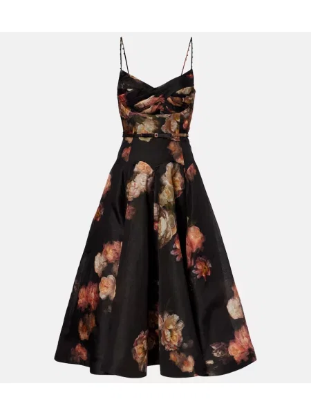 Rochie midi Zimmermann de in până la genunchi de costum negru