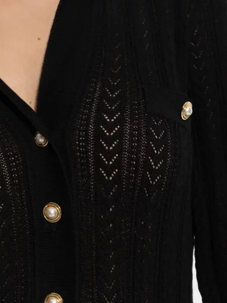 Cardigan Alessandra Rich tricotate negru