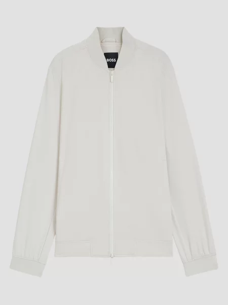 Бомбер Boss белый