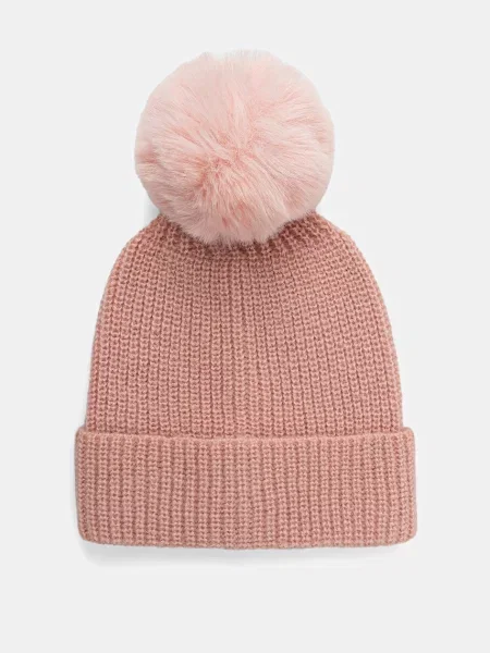 Шапка с вълна Morgan розово