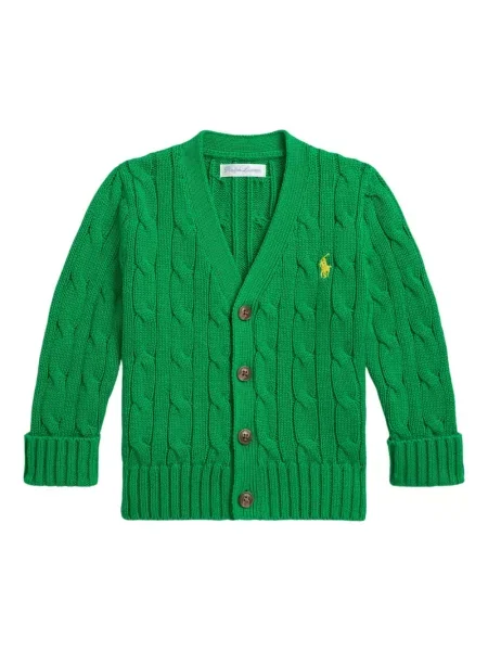 Kardigan dziecięcy Polo Ralph Lauren zielony
