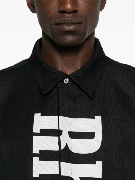 Cămașă Rhude cu imagine negru