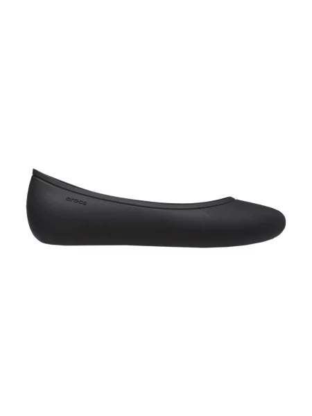 Balerinke Crocs Brooklyn Flat Black crna
