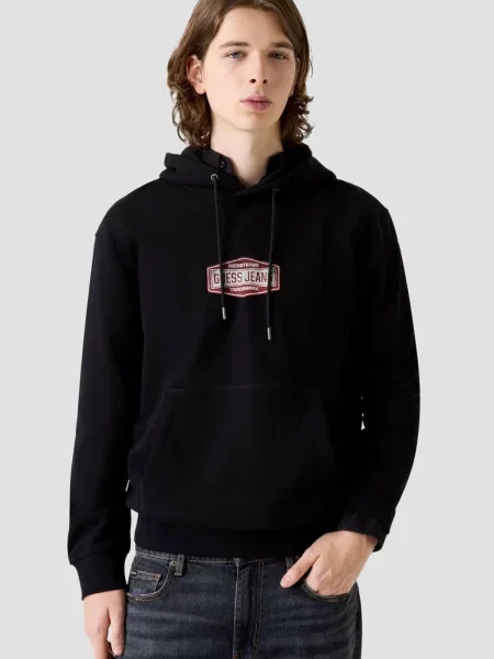 Худі Guess Jeans чорний