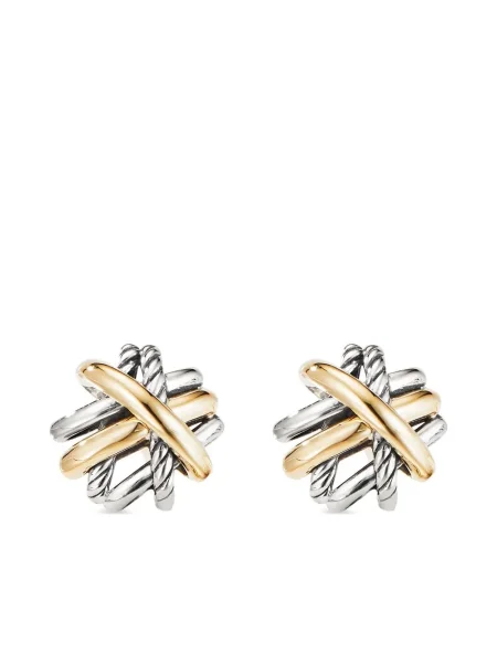 Cercei David Yurman argintiu