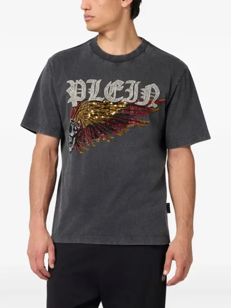 Majica Philipp Plein s printom siva