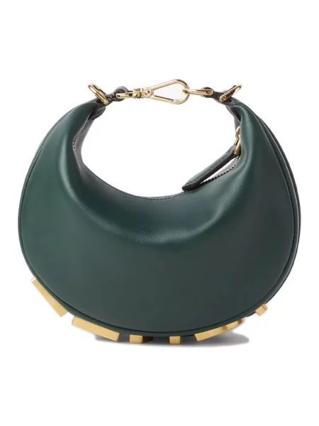 Mała mały torebka Fendi Fendigraphy zielona