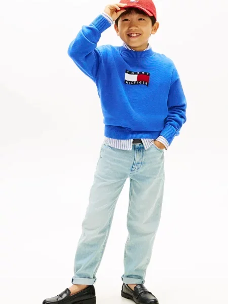 Tommy Hilfiger Дънки за деца LB WIDE синьо
