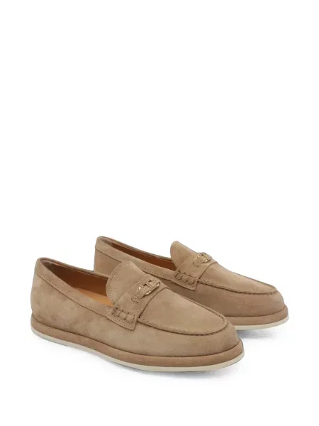 Pantofi loafer Tod's din piele de căprioară