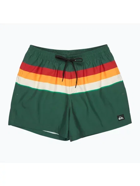 Pantaloni scurți de baie pentru bărbați Quiksilver Everyday Printed Volley forest outside stripe