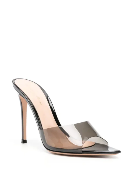 Sandale Gianvito Rossi transparente negru