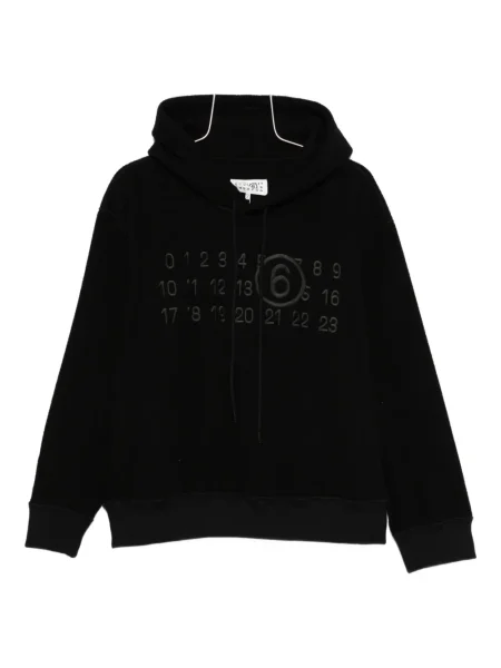 Hanorac cu glugă Mm6 Maison Margiela negru