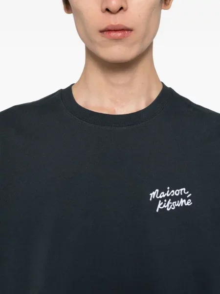 Tricou Maison Kitsune albastru