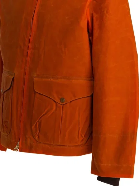 Geacă Ceccarelli cu glugă portocaliu