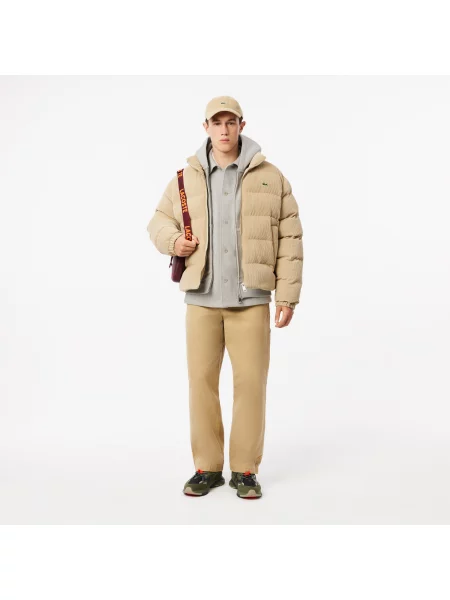 Lacoste Koszula Flanelowa Oversize szara