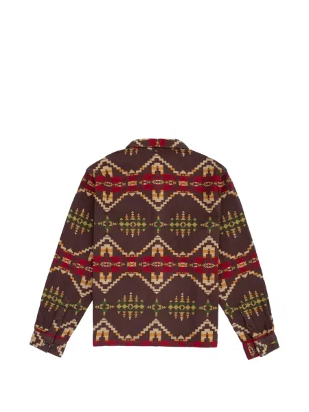 Cămașă Pendleton cu imprimeu geometric maro