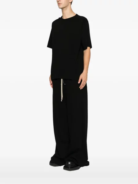 Tricou Rick Owens cu decolteu rotund negru