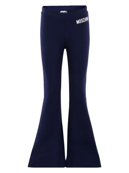 Spodnie dziecięce Moschino niebieskie