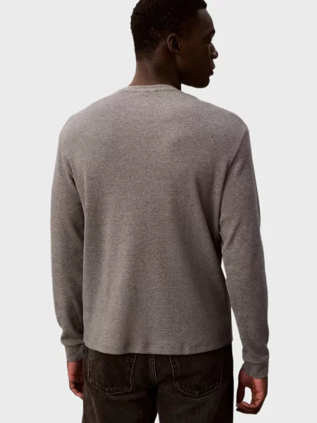 Лонгслив Calvin Klein Jeans серый