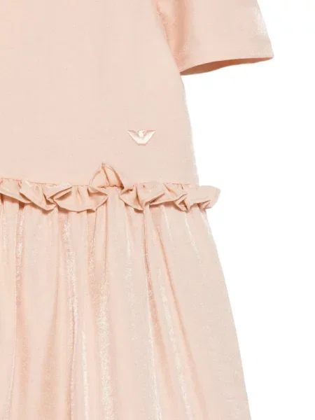 Sukienka dziecięca Emporio Armani różowa