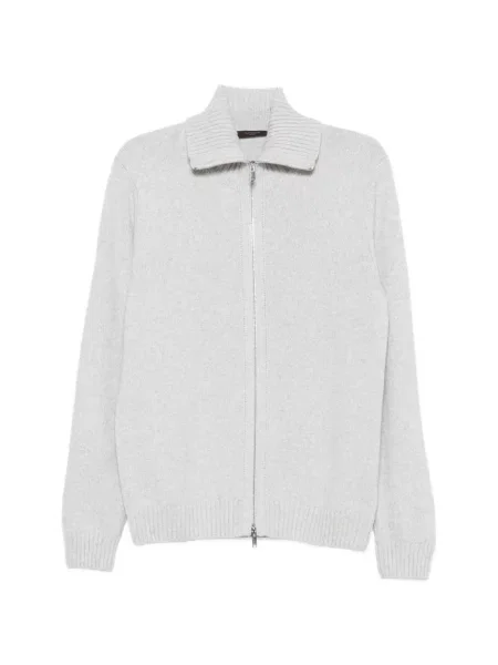 Gulerat cardigan Zanone gri