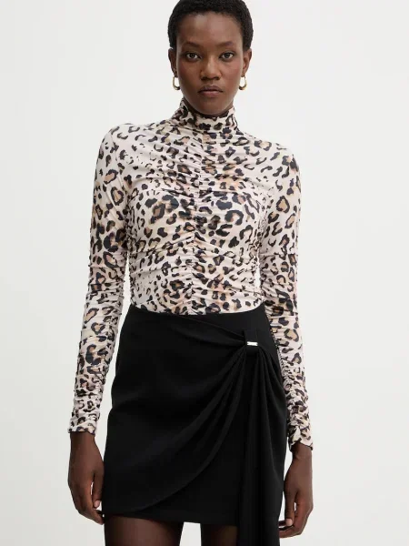 Fracomina bluză cu imprimeu bej