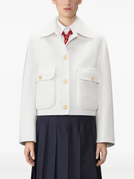 Geacă Thom Browne alb