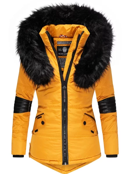 NAVAHOO Geacă de iarnă Nirvana galben negru