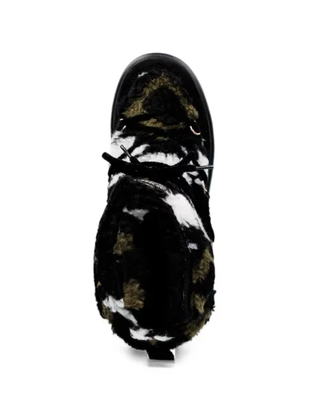 Gležnjače Blauer s printom s camo uzorkom crna