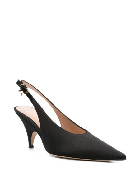 Pantofi cu toc Gianvito Rossi slingback negru