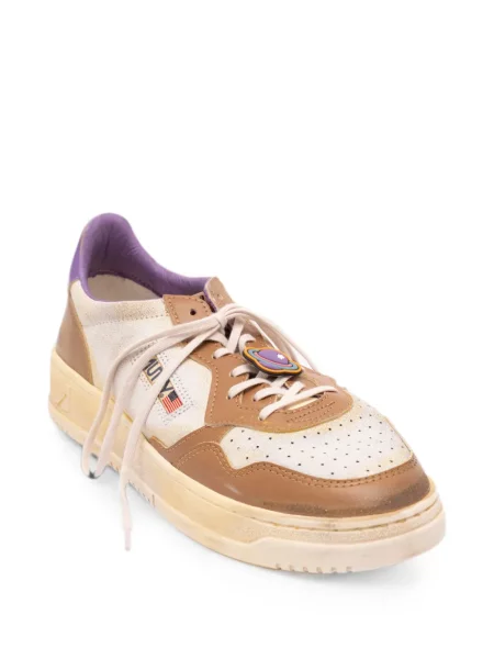 Sneakerși Autry din piele zdrențuiți alb