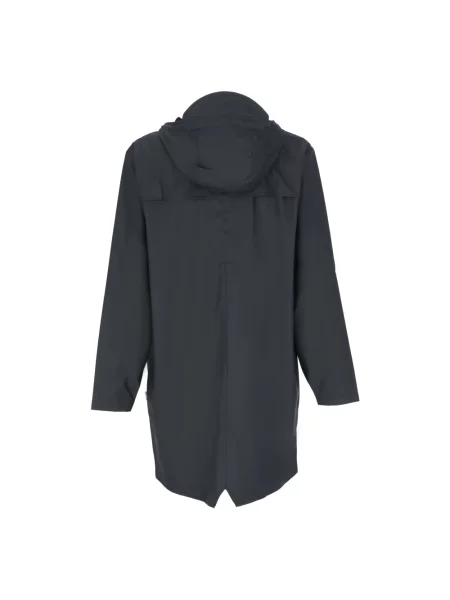 Kurtka Rains Long Jacket navy niebieska