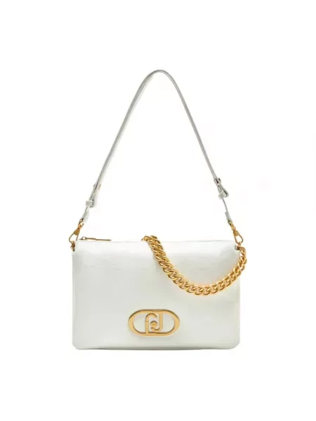Torebka skórzana Liu Jo elegancka ze skóry ekologicznej biała