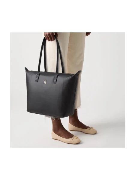 Geantă shopper Tommy Hilfiger albastru