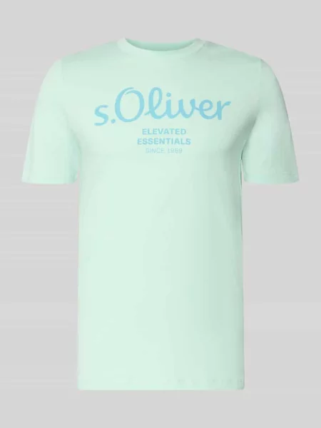 T-shirt o kroju regular fit z czystej bawełny S.oliver Red Label