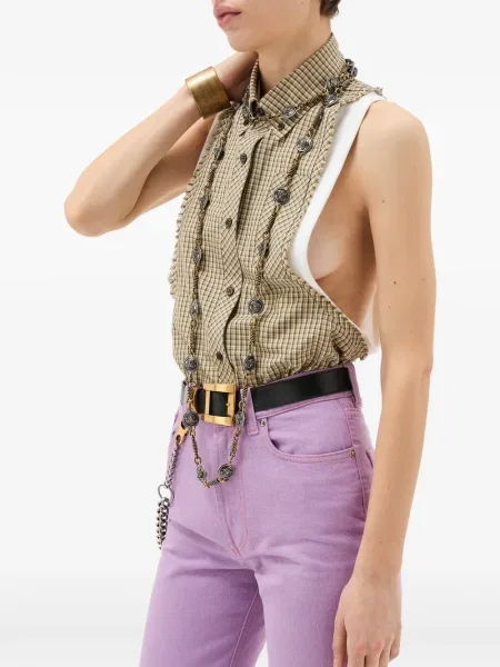 Top Versace în carouri