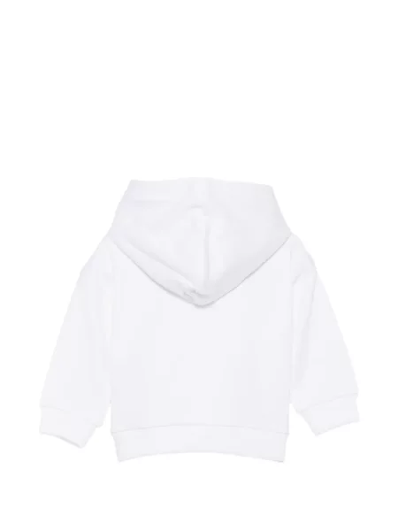Bluza z kapturem dziecięca Moschino biała