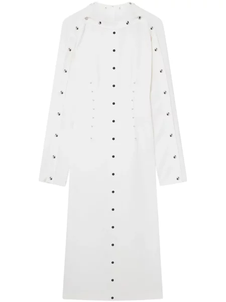 Rochie midi Stella Mccartney până la genunchi de costum alb