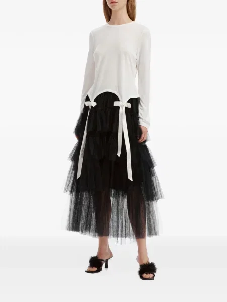 Дълго тениска Simone Rocha с панделка