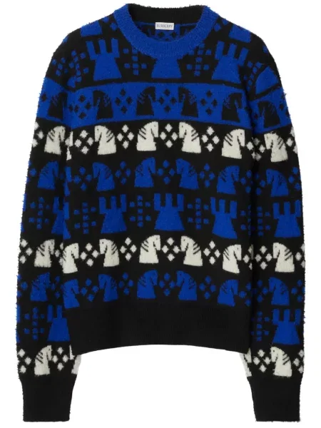 Pulover Burberry de lână negru