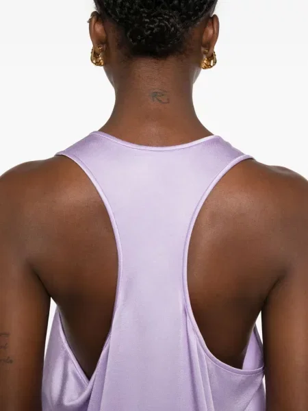 Top Chb Christian Boaro din satin violet