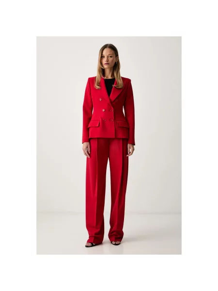 Spodnie Elisabetta Franchi czerwone