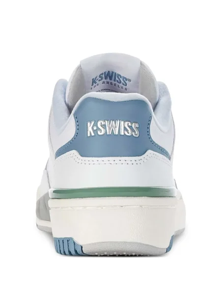 Sneakerși K-swiss cu șireturi din dantelă alb