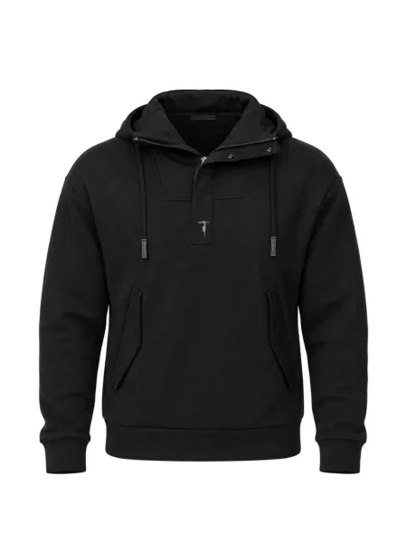 Hanorac cu glugă Trussardi negru