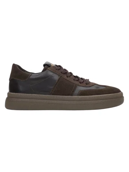 Sneakersy Estro skórzane czarne