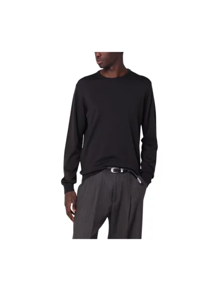 Sweter Roberto Collina brązowy